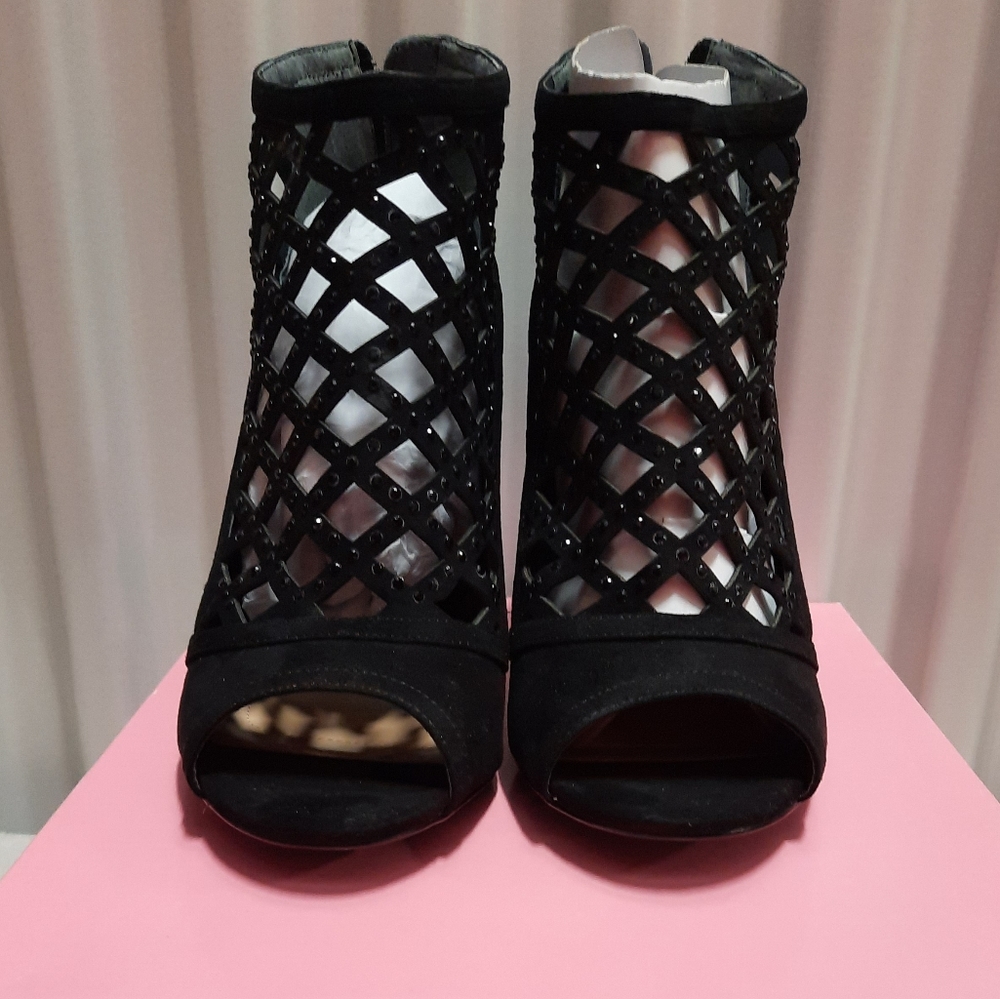 Black Nina Dress Shoe-ties
